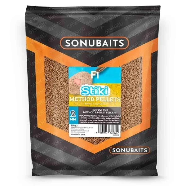SonuBaits Pellets Stiki F1 Method 2mm (650g) 3 SonuBaits Pellets Stiki F1 Method 2mm (650g)