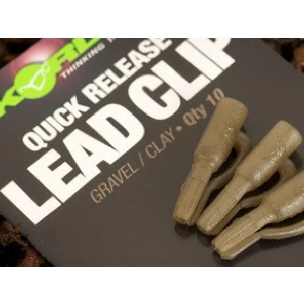 Korda Quick Release Lead Clip Gravel (10 Stuks) 4 Korda Quick Release Lead Clip Gravel (10 Stuks) - Afbeelding 2